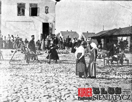 1910. Kramy żydowskie
