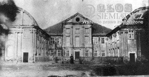 Najstarsza znana fotografia z Siemiatycz, z przełomu XIX i XX wieku