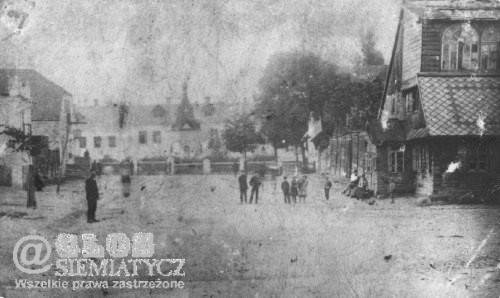 Jedna z najstarszych ocalałych do dzisiaj fotografii z Siemiatycz