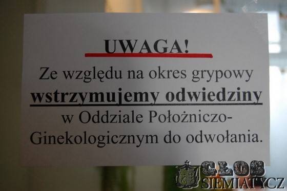 Zakaz odwiedzin pacjentów - Siemiatycze