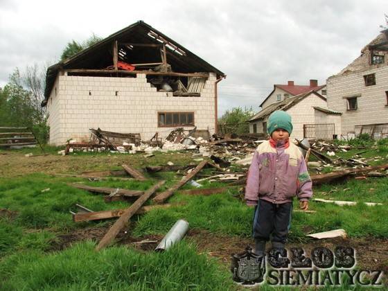 Panie, co to Wojna była Trąba powietrzna zmiotła dachy - Żery Pilaki