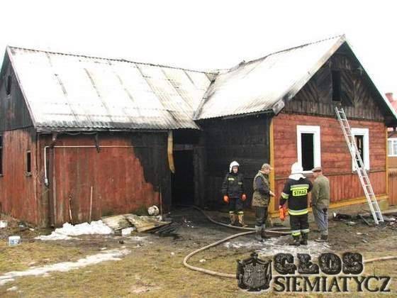 Uratował matkę, sam zginął w płomieniach - Czarna Cerkiewna, gm. Grodzisk