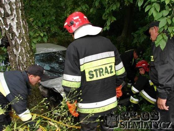 Wypadek koło Czai - Cztery osoby ranne