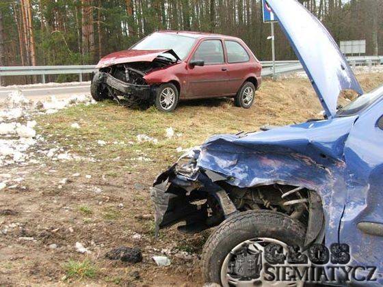 Wypadek na skrzyżowaniu