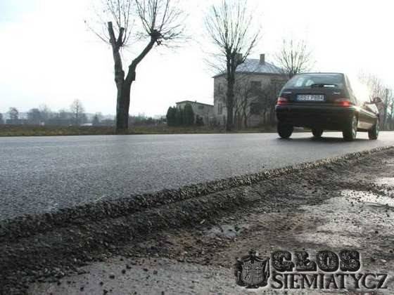 Zabrakło asfaltu?