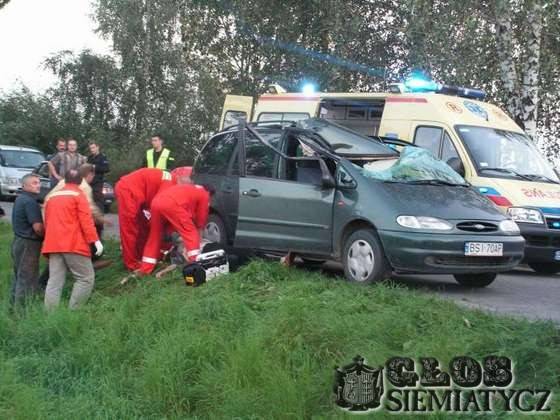 Śmiertelny wypadek - Miodusy Pokrzywne, gm. Perlejewo