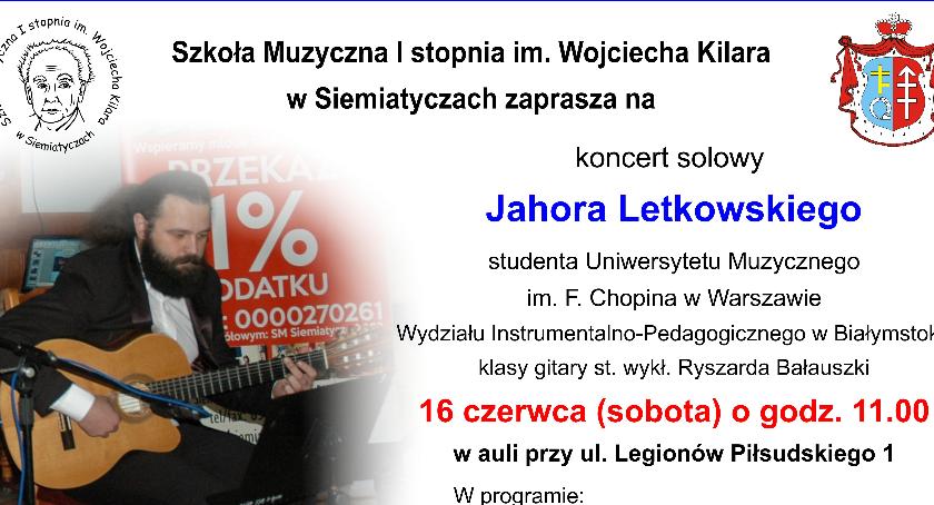 Koncert Jahora Letkowskiego,