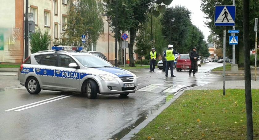 Potrącenie na przejsciu dla pieszych