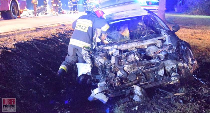 Poważny wypadek  - 112 znowu zawodzi 