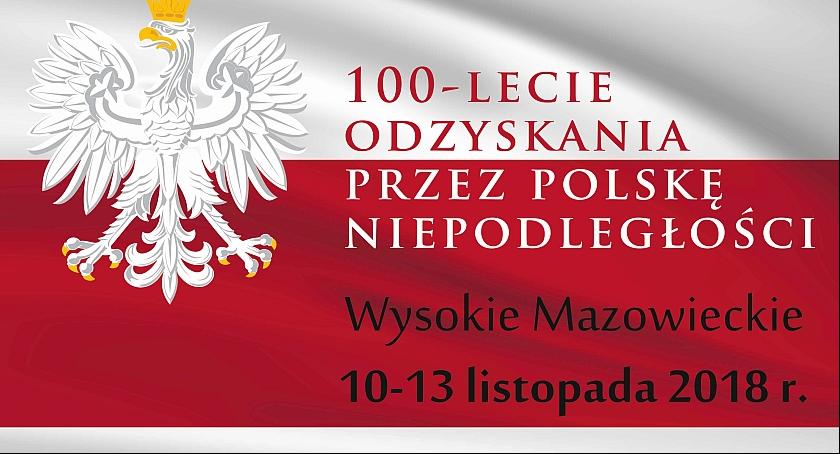 Miejskie Obchody 100-lecia Odzyskania Niepodległości  w Wysokiem Mazowieckiem