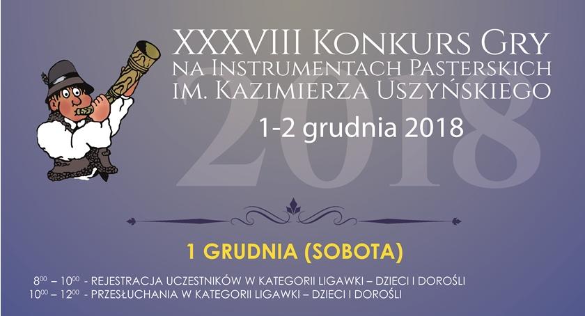  XXXVIII Konkurs Gry na Instrumentach Pasterskich im. Kazimierza Uszyńskiego 