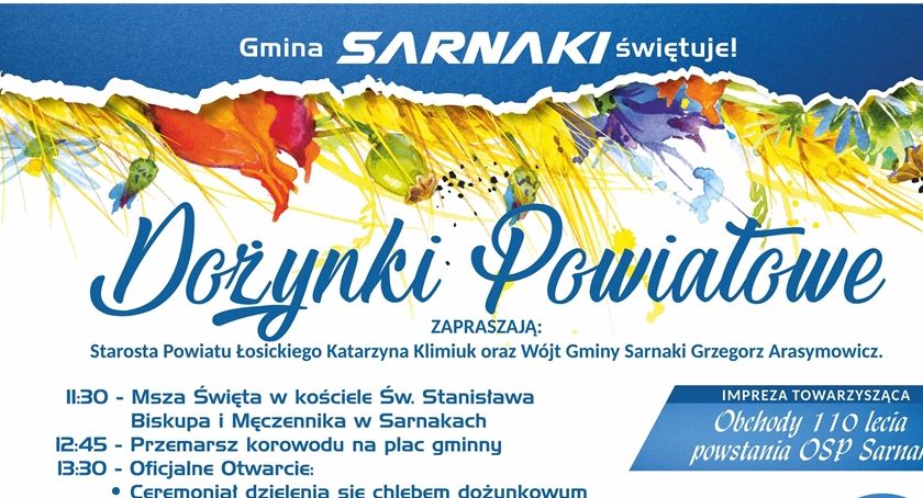  Dożynki Powiatowe w Sarnakach 