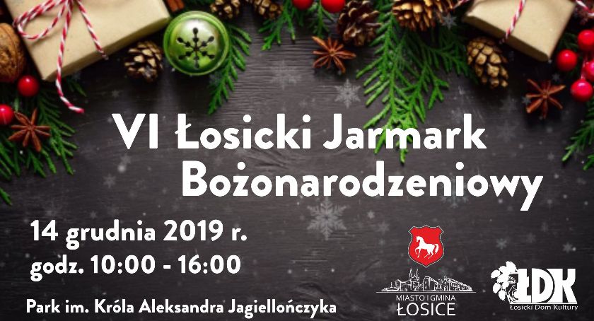 VI Łosicki Jarmark Bożonarodzeniowy.