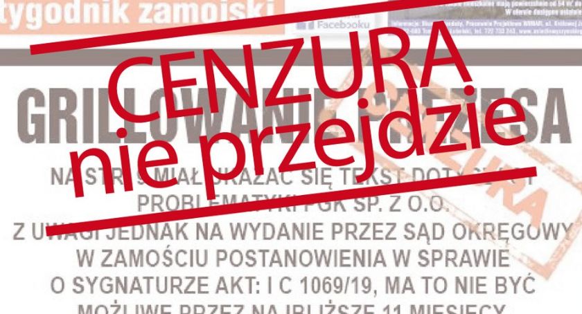 Cenzura nie przejdzie! Publikujemy zakazane teksty Tygodnika Zamojskiego. W geście solidarności.