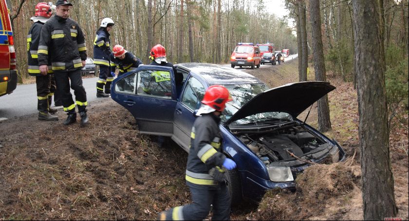 Wypadek na drodze  nr 19 