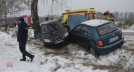 Dwa wypadki na tym samym odcinku drogi