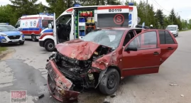 Wypadek. Cztery osoby w szpitalach