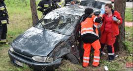 Wypadek w Siemiatyczach - trzy osoby w szpitalu