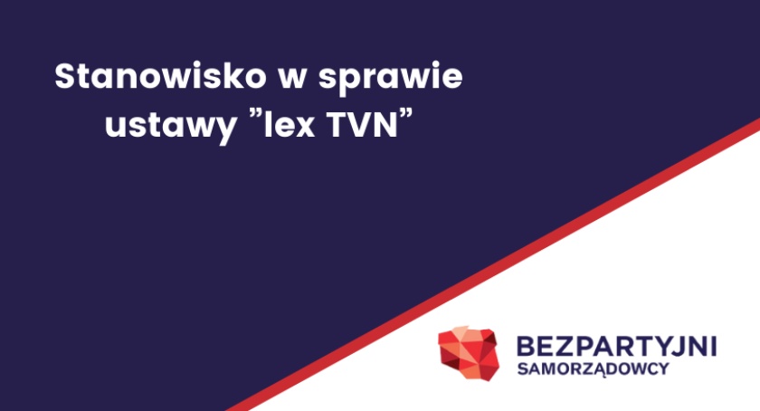 Stanowisko BS w sprawie ustawy „lex TVN”