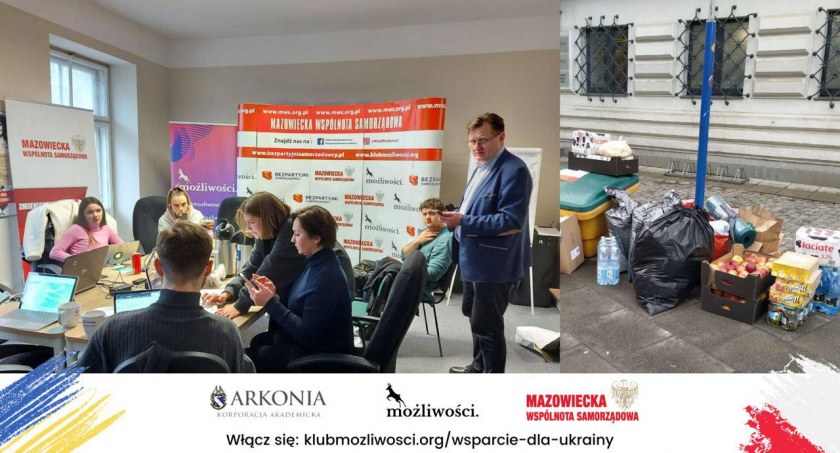 Pomoc dla Ukrainy. Podsumowanie pracy sztabu z dnia 26.02.2022