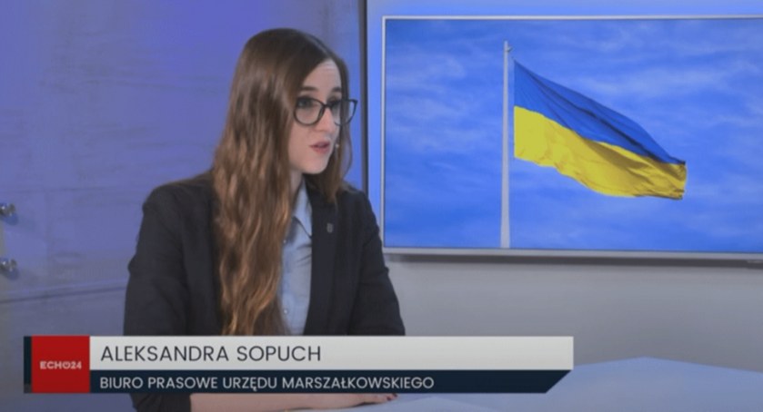 Aleksandra Sopuch o pomocy dla Ukrainy w echo24.tv