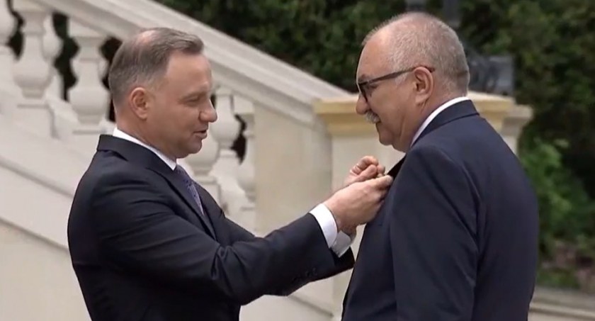 Cezary Przybylski odznaczony Krzyżem Kawalerskim Orderu Odrodzenia Polski