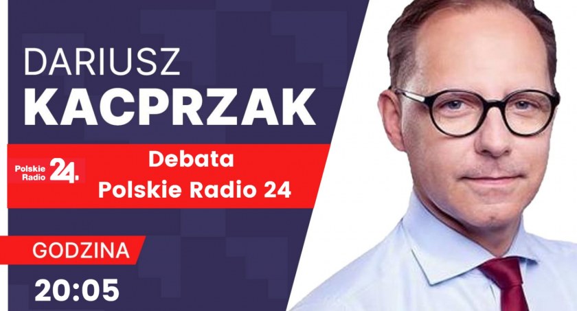 Burmistrz Kacprzak wystąpi w debacie Polskim Radiu 24