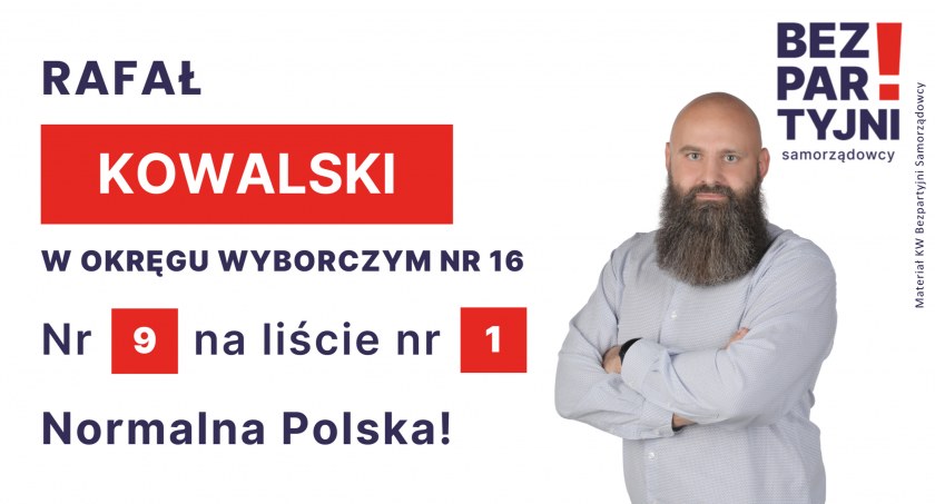 KOWALSKI RAFAŁ - OKRĘG WYBORCZY NR 16 - nr 9 na liście - Sejm 2023