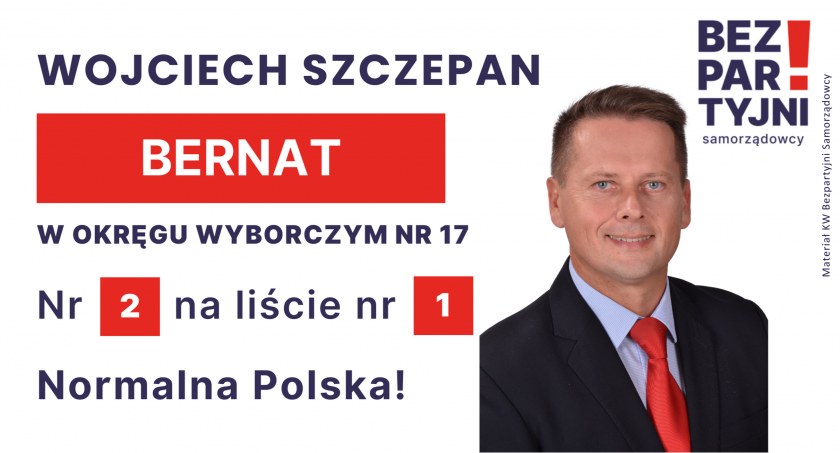 BERNAT WOJCIECH SZCZEPAN - OKRĘG WYBORCZY NR 17 - nr 2 na liście - Sejm 2023