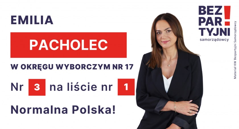 PACHOLEC EMILIA - OKRĘG WYBORCZY NR 17 - nr 3 na liście - Sejm 2023