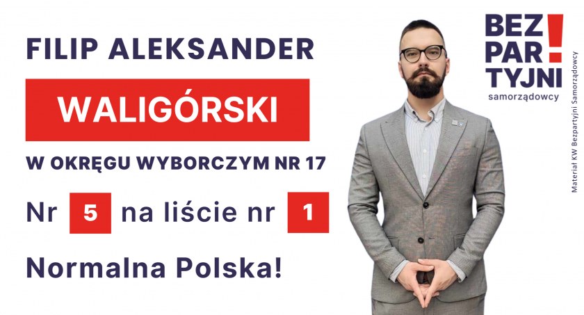 WALIGÓRSKI FILIP ALEKSANDER - OKRĘG WYBORCZY NR 17 - nr 5 na liście - Sejm 2023