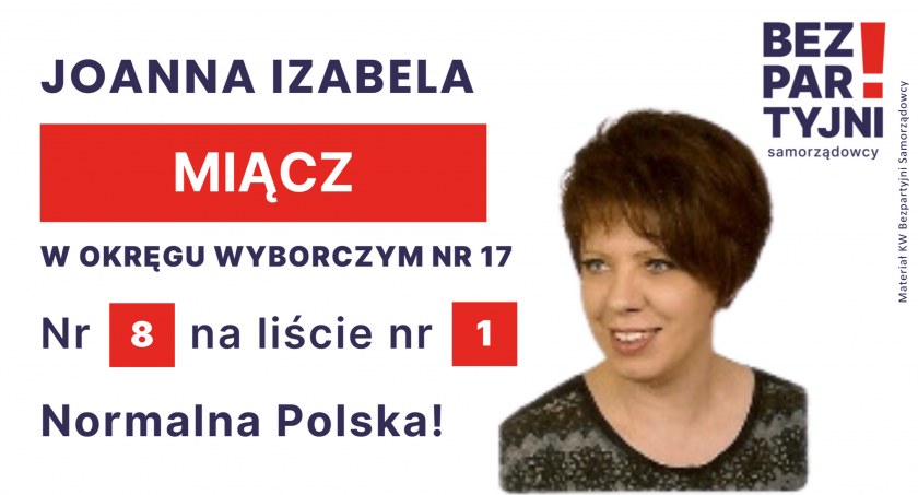 MIĄCZ JOANNA IZABELA - OKRĘG WYBORCZY NR 17 - nr 8 na liście - Sejm 2023