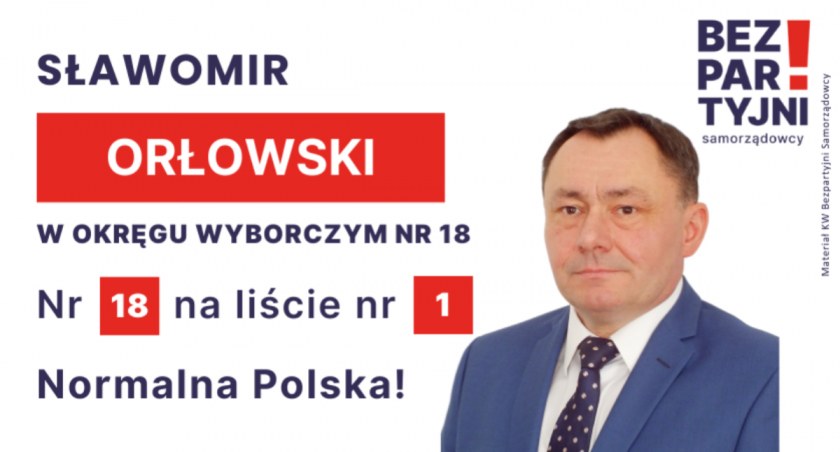 ORŁOWSKI SŁAWOMIR - OKRĘG WYBORCZY NR 18 - nr 18 na liście - Sejm 2023