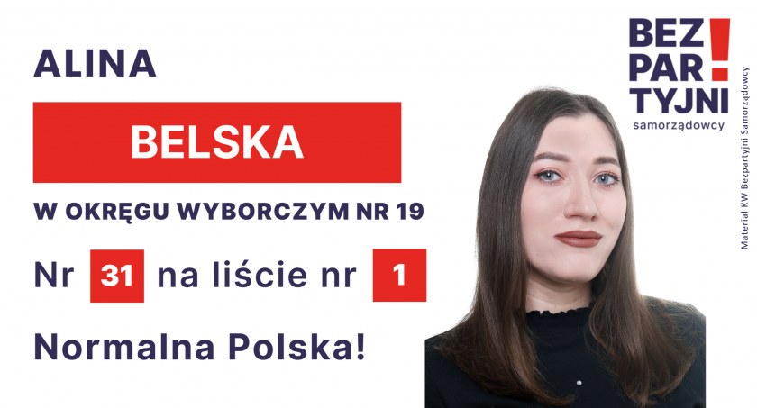 BELSKA ALINA - OKRĘG WYBORCZY NR 19 - nr 31 na liście - Sejm 2023