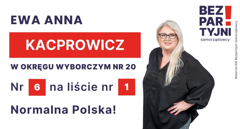 KACPROWICZ EWA ANNA - OKRĘG WYBORCZY NR 20 - nr 6 na liście - Sejm 2023