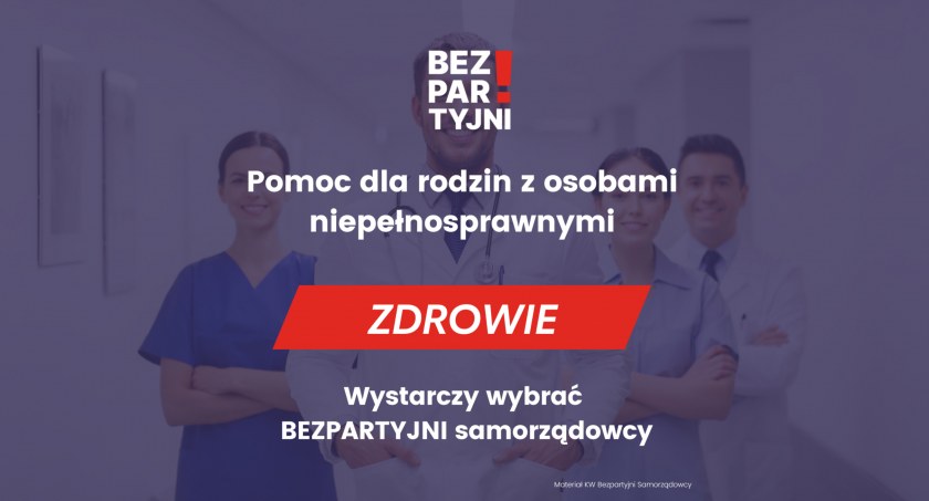 Musimy zadbać o rodziny z osobami niepełnosprawnymi
