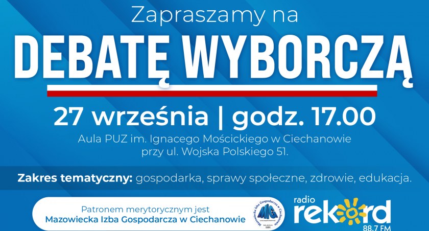 Debata wyborcza w okręgu nr 16 - Paweł Kłobukowski