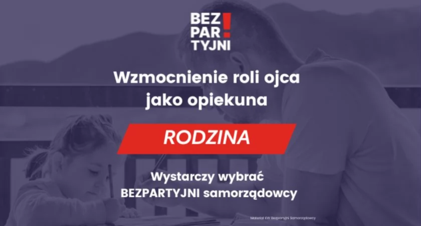 Wzmocnienie roli ojca jako opiekuna istotne dla Bezpartyjnych Samorządowców