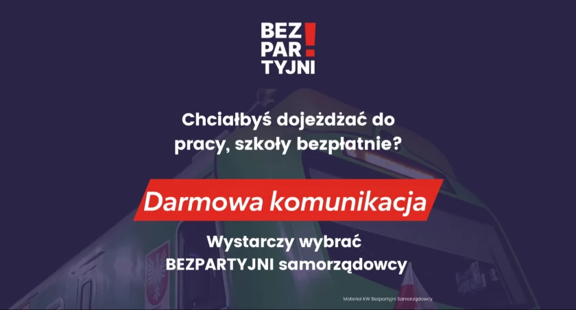 Bezpartyjni Samorządowcy chcą bezpłatnej komunikacji dla wszystkich