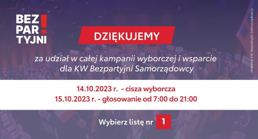 Cisza wyborcza w sobotę, a głosowanie w niedzielę - respektuj zasady!