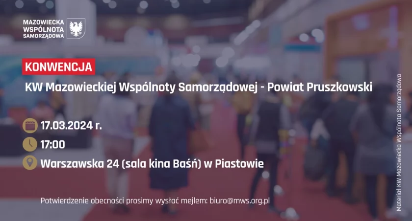 Konwencja KW MWS - powiat pruszkowski 17.03.2024 r. [ZAPROSZENIE]