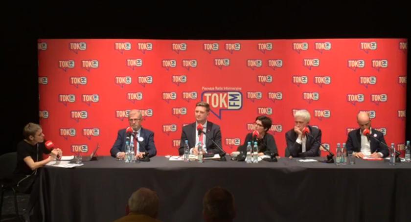 Debata prezydencka w TOK FM, czyli prowadząca tokuje...