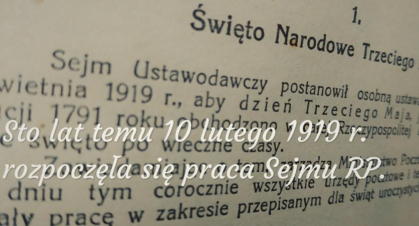 Sto lat temu rozpoczął pracę Sejm Odrodzonej Rzeczpospolitej