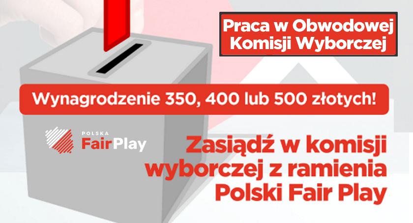 Praca w komisji wyborczej z ramienia Polska Fair Play