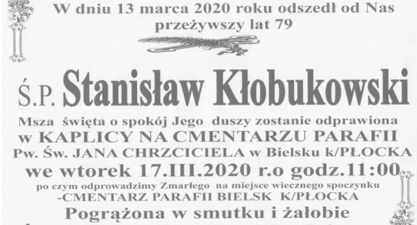 Pożegnanie Stanisława Kłobukowskiego