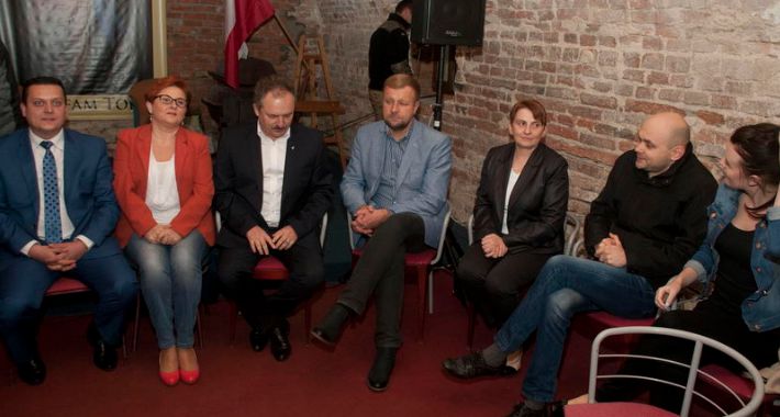 Spotkanie z kandydatami Kukiz'15 w Słubicach