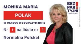 POLAK MONIKA MARIA - OKRĘG WYBORCZY NR 18 - nr 1 na &hellip;