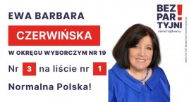 CZERWIŃSKA EWA BARBARA - OKRĘG WYBORCZY NR 19 - nr 3 na liście - Sejm 2023