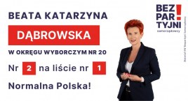 DĄBROWSKA BEATA KATARZYNA - OKRĘG WYBORCZY NR 20 - n&hellip;