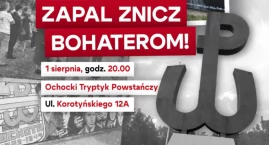 Uroczyste zapalenie zniczy na Ochocie - 1 sierpnia